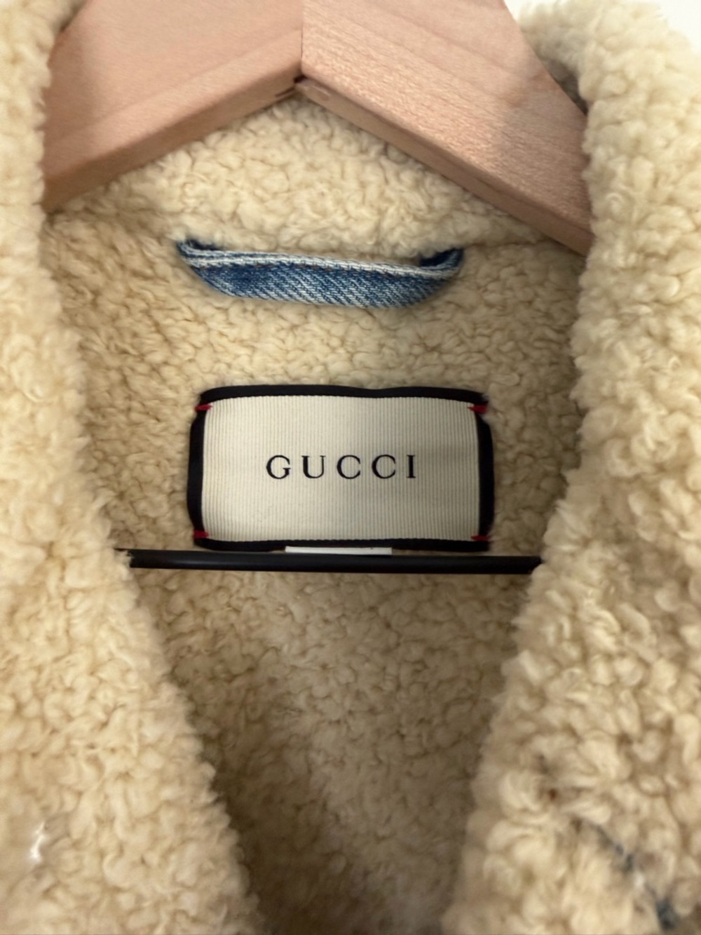 GUCCI Denim Sherpa Jacket ‘Jardin d'Hiver' collection - Picture 5 of 10